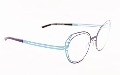 Des lunettes en métal élégantes