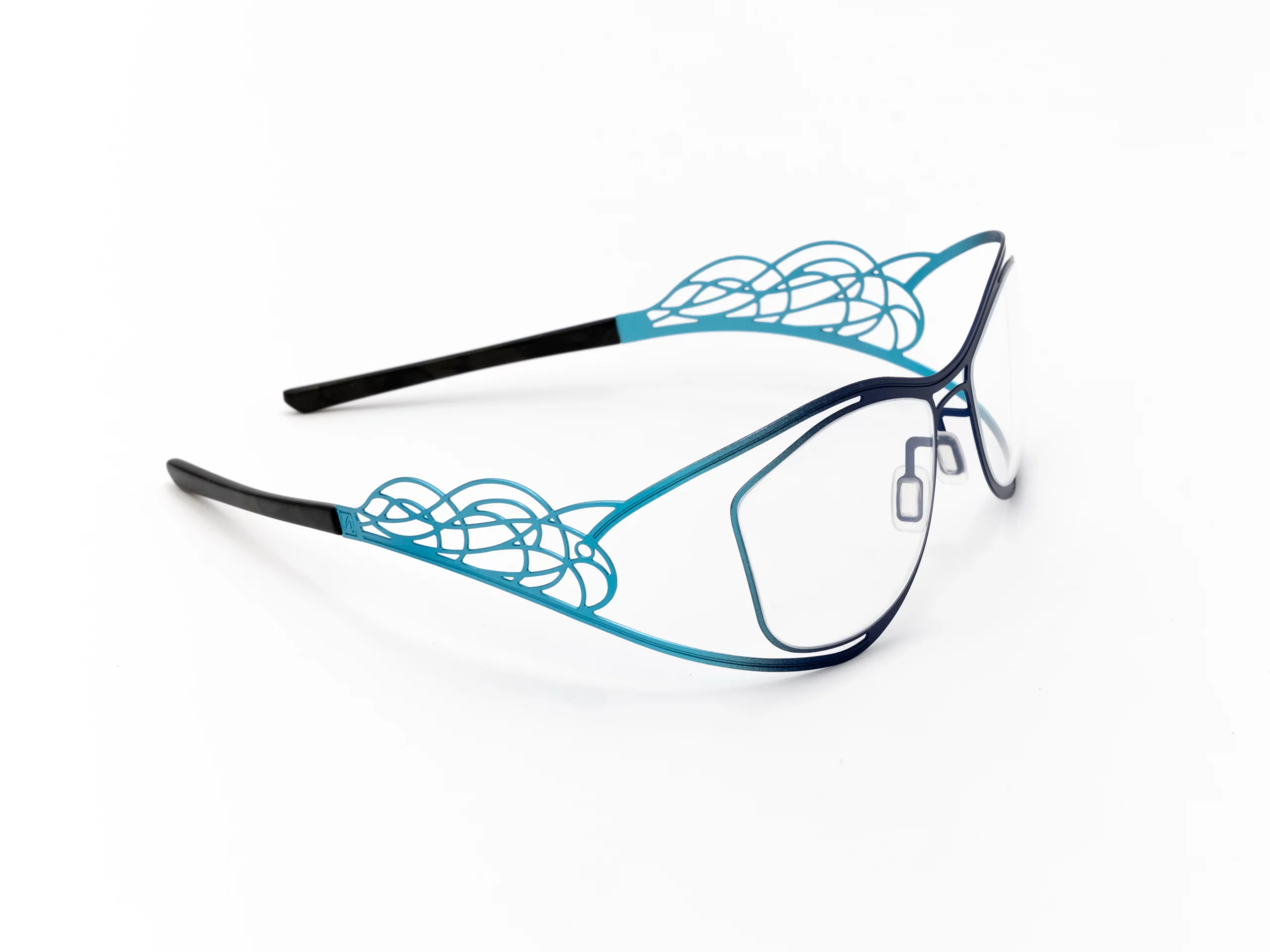 870 - Bleu dégradé turquoise