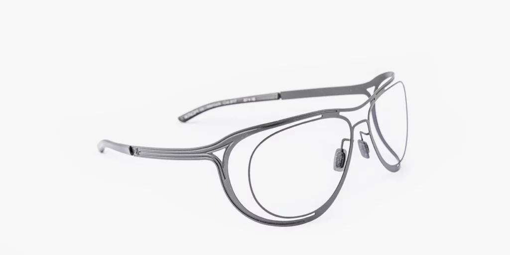 lunette artisanale homme Mercure 817 noir mat