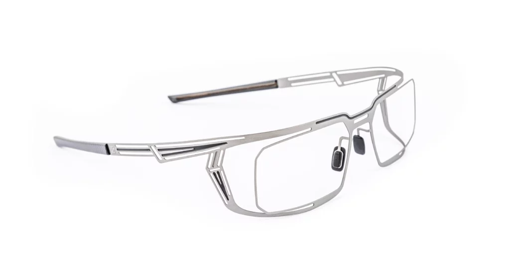 monture légère homme Kaus 1958 gris ruthénium liseré noir