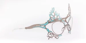 monture sur-mesure femme Lady one gris laqué turquoise