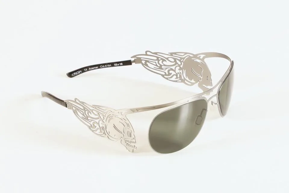 Lunette solaire originale Acamar 6164 gris ruthénium brossé